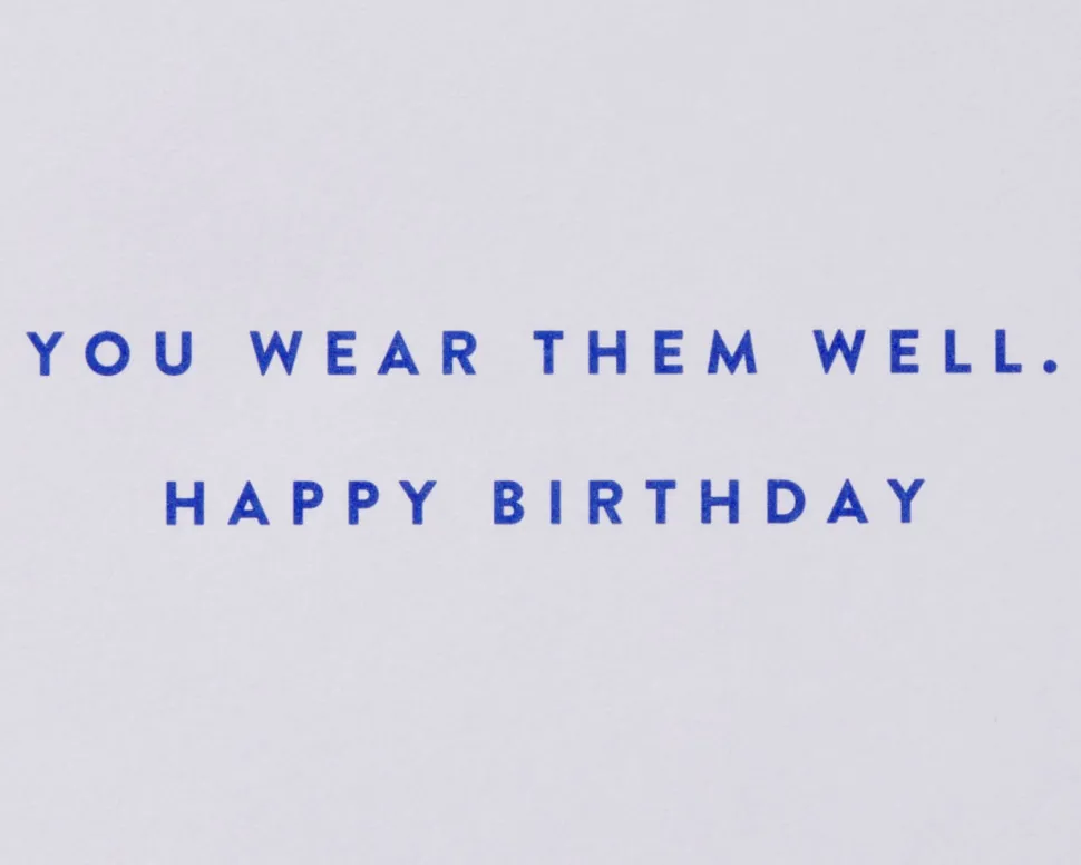 Wear Them Well Birthday Greeting Card