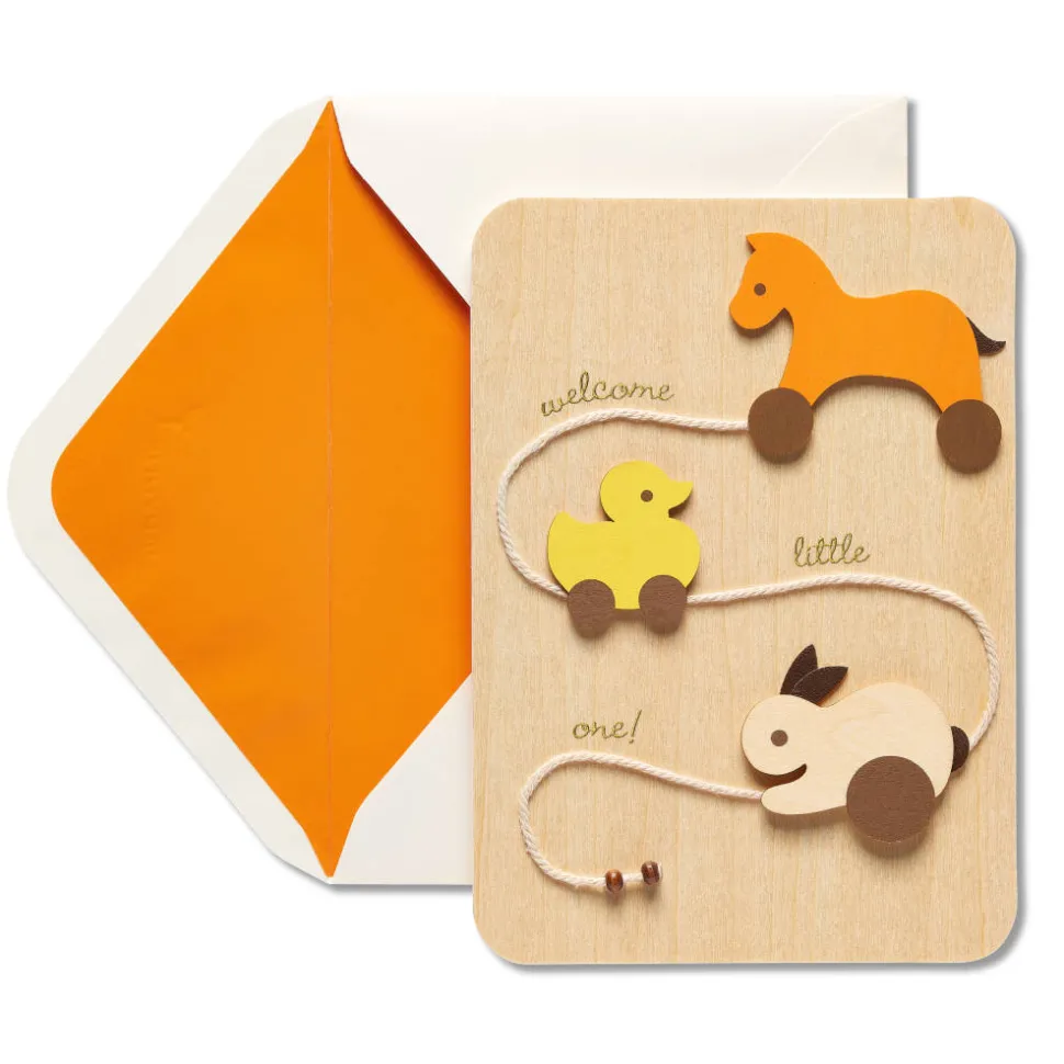 Welcome Little One New Baby Greeting Card