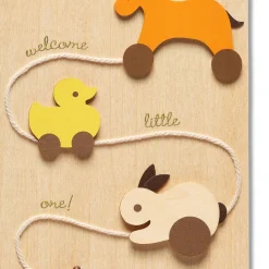 Welcome Little One New Baby Greeting Card