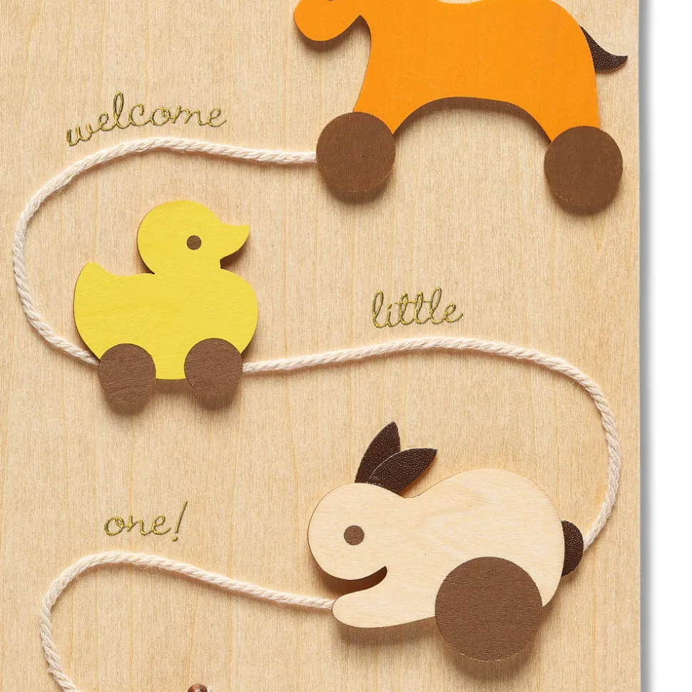 Welcome Little One New Baby Greeting Card