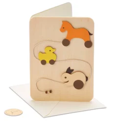 Welcome Little One New Baby Greeting Card