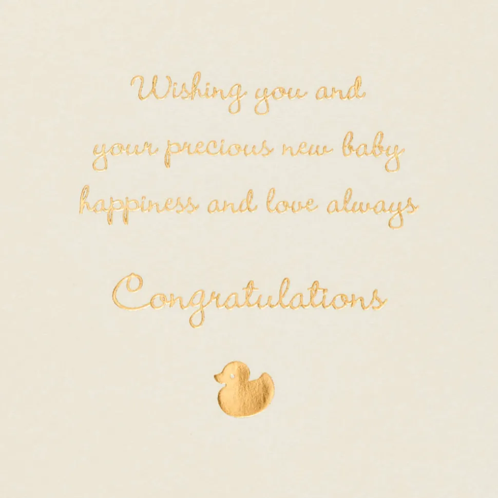Welcome Little One New Baby Greeting Card