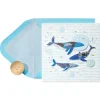 Whales Blank Greeting Card – Designed by House of Turnowsky