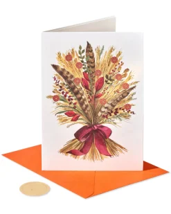 Wheat Bunch Thanksgiving Greeting Card