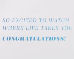 Where Life Takes You Graduation Greeting Card for Son