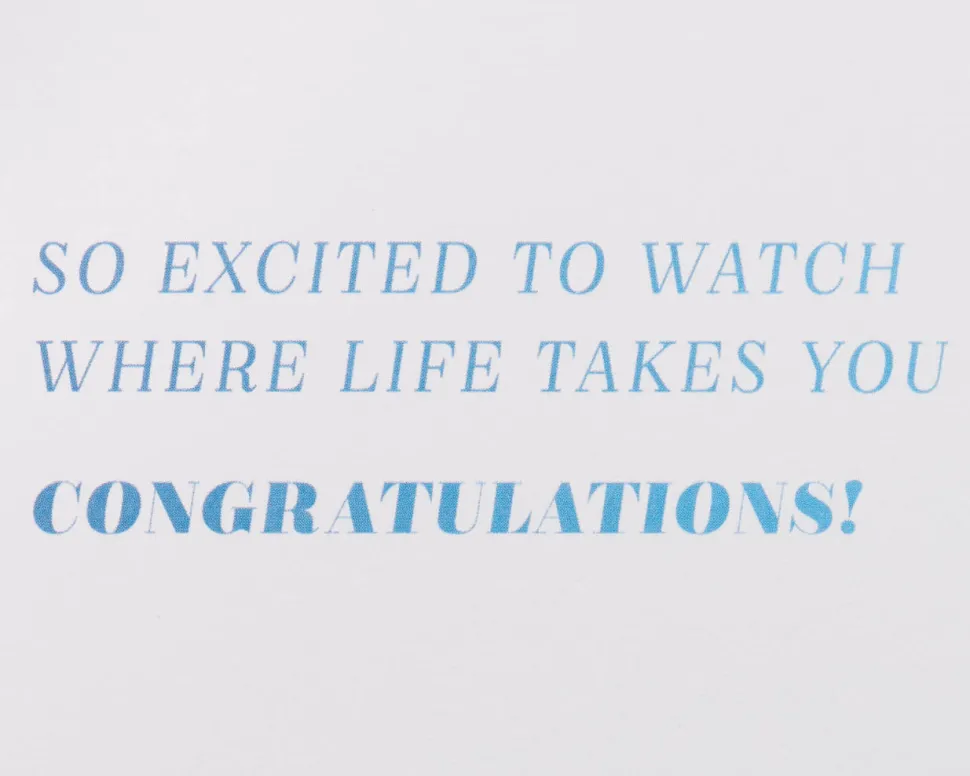 Where Life Takes You Graduation Greeting Card for Son
