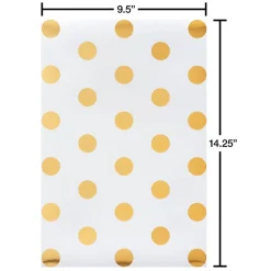 White and Gold Holiday Gift Boxes, 4 Boxes