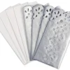 White and Silver Tissue Paper Set, 8-Sheets