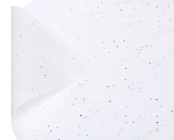 White Tissue Paper with Blue Polka Dots, 4-Sheets