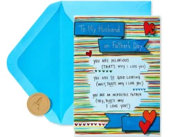 Why I Love You Father’s Day Greeting Card for Husband
