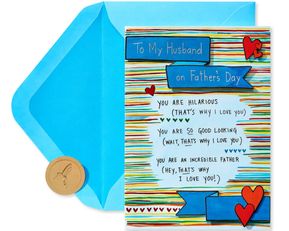 Why I Love You Father’s Day Greeting Card for Husband