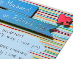 Why I Love You Father’s Day Greeting Card for Husband