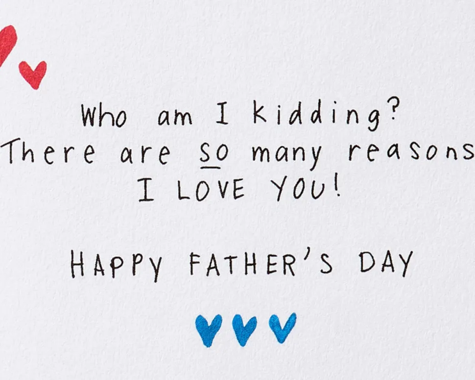 Why I Love You Father’s Day Greeting Card for Husband