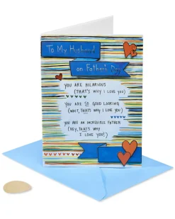 Why I Love You Father’s Day Greeting Card for Husband