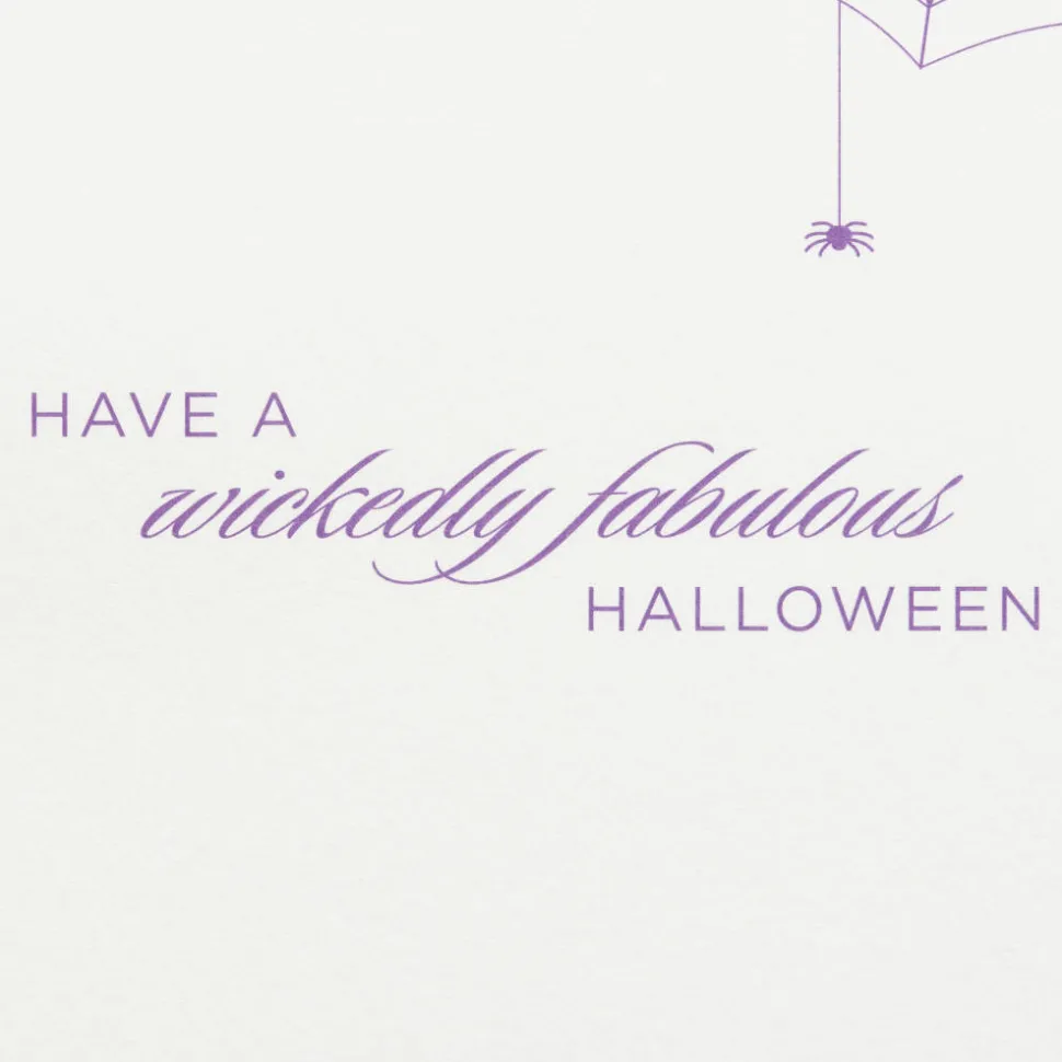 Wickedly Fabulous Halloween Greeting Card – Designed by Bella Pillar