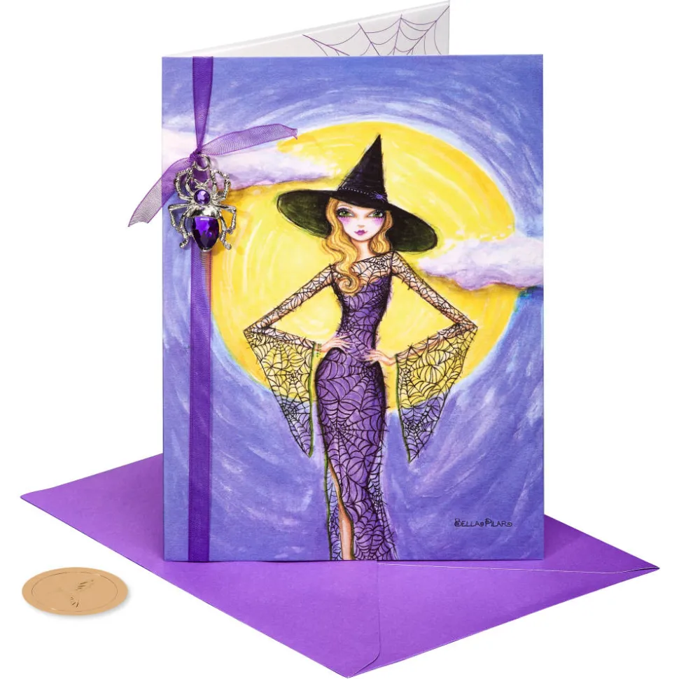 Wickedly Fabulous Halloween Greeting Card – Designed by Bella Pillar