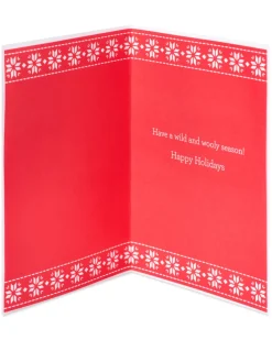 Wild and Wooly Holiday Greeting Card