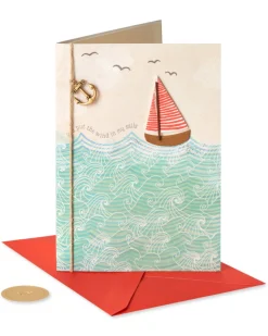 Wind in My Sails Romantic Greeting Card