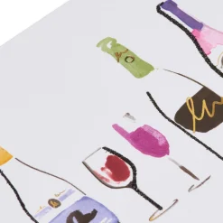 Wine Bottles Blank Greeting Card