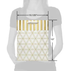 Winter Wonder Holiday Gift Bags with Tissue Paper, 2 Bags, 1 Large 13″, 1 Medium 9″, 18 Sheets