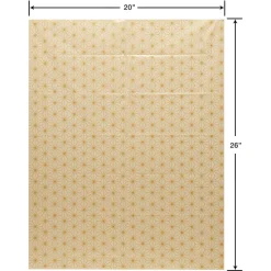Winter Wonderland Gold Holiday Tissue Paper, 18 Sheets