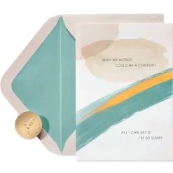 Wish My Words Could Be A Comfort Blank Sympathy Greeting Card
