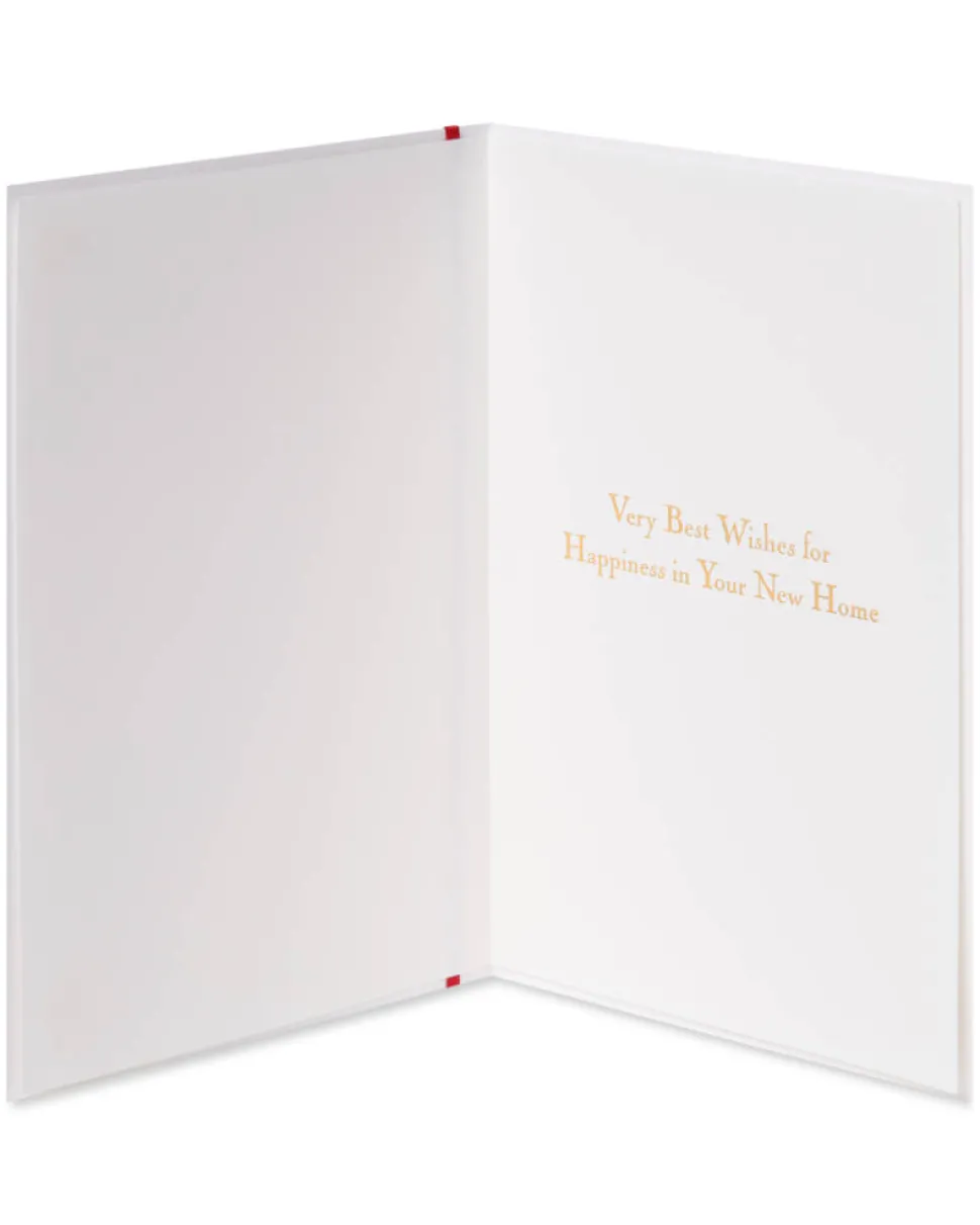 Wishes for Happiness New Home Greeting Card