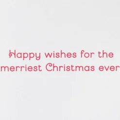 Wishes for the Merriest Christmas Ever Hello Kitty Christmas Greeting Card