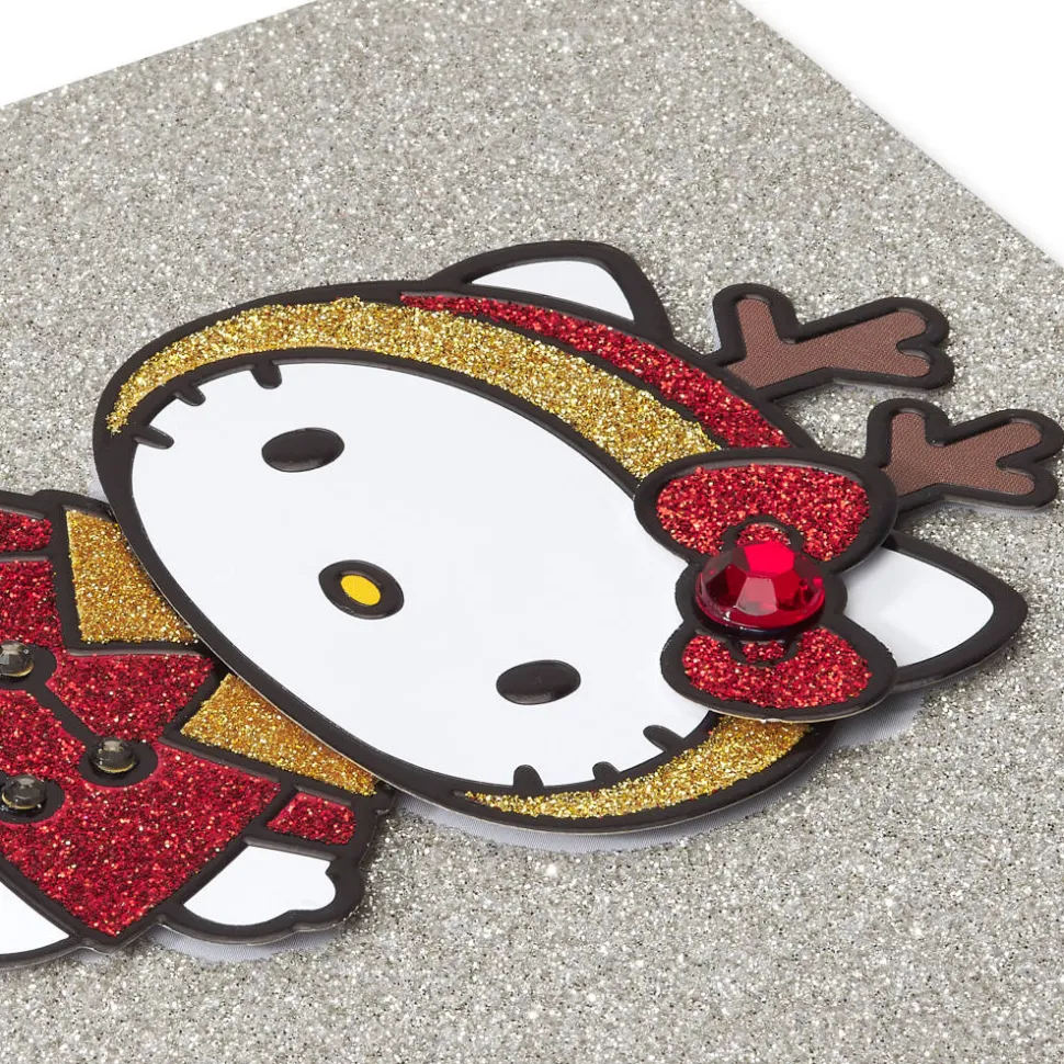 Wishes for the Merriest Christmas Ever Hello Kitty Christmas Greeting Card