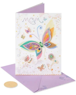 Wishes From The Heart Birthday Greeting Card for Mom – Designed by House of Turnowsky