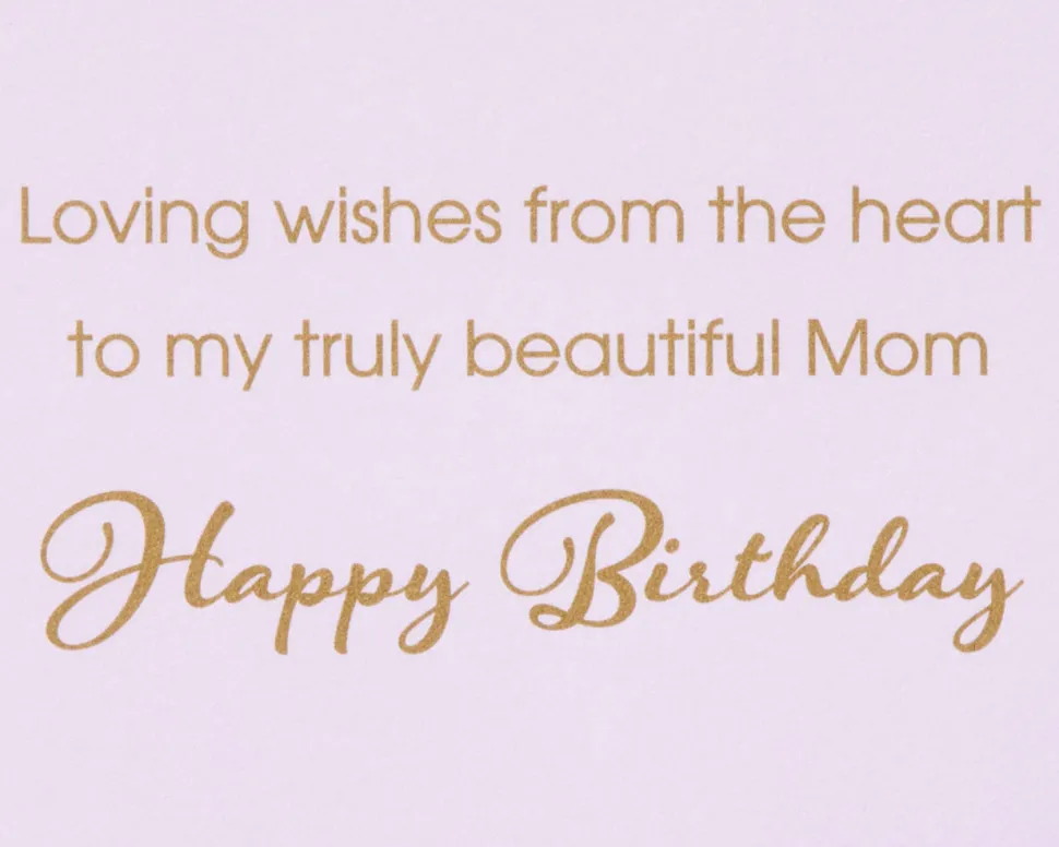 Wishes From The Heart Birthday Greeting Card for Mom – Designed by House of Turnowsky