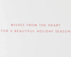Wishes from the Heart Christmas Greeting Card