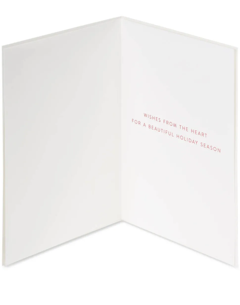 Wishes from the Heart Christmas Greeting Card
