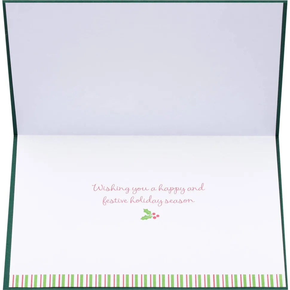 Wishing You a Happy and Festive Holiday Season Christmas Greeting Card