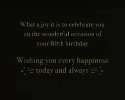 Wishing You Every Happiness 80th Birthday Greeting Card