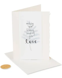Wishing You Healing Blank Sympathy Greeting Card