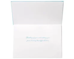 Wishing You Peace Sympathy Greeting Card