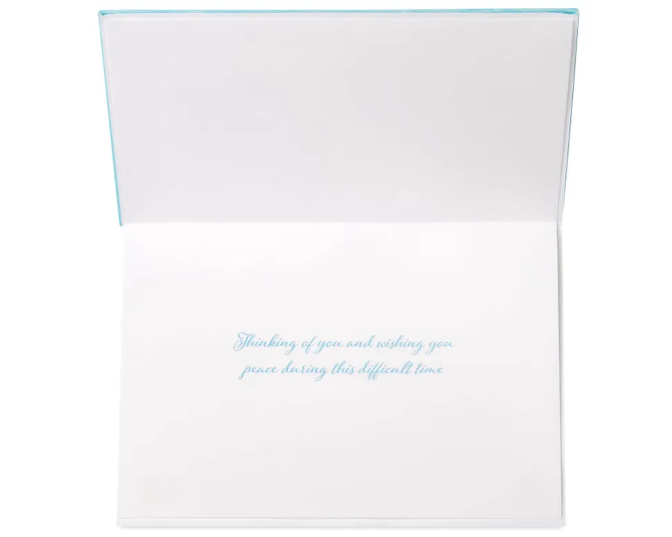 Wishing You Peace Sympathy Greeting Card