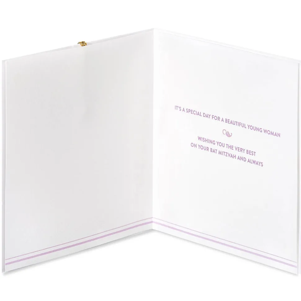 Wishing You The Very Best Bat Mitzvah Greeting Card