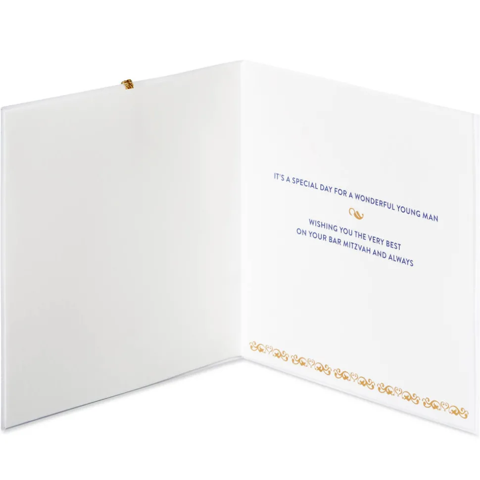 Wishing You The Very Best Bar Mitzvah Greeting Card