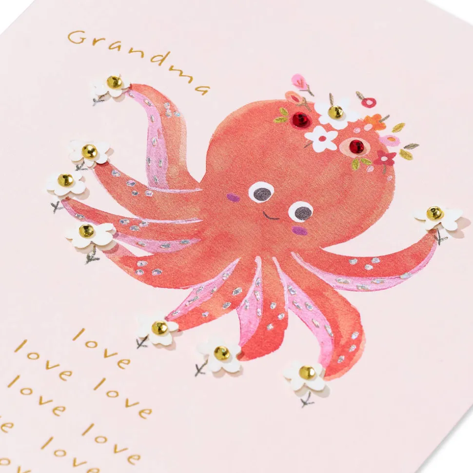 With All My Heart Mother’s Day Greeting Card for Grandma