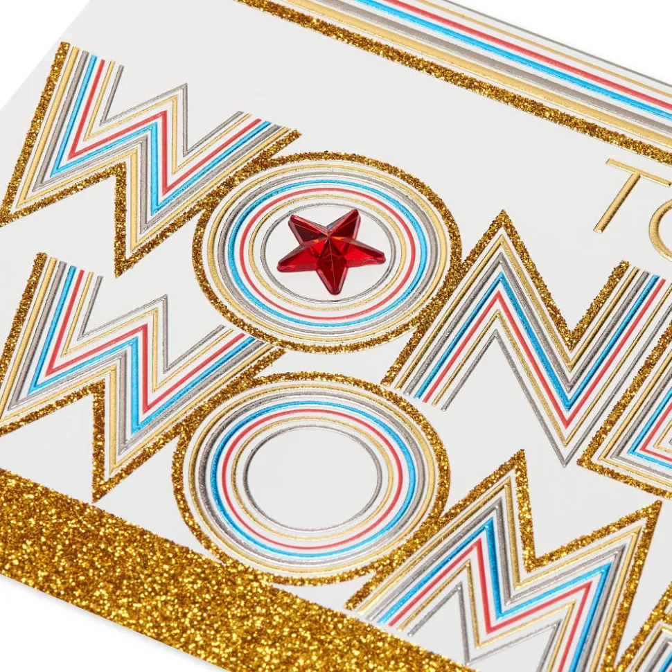 Wonder Woman Birthday, Thank You, Friendship Greeting Card