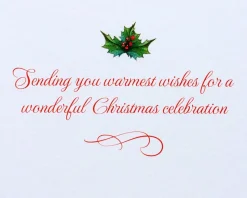 Wonderful Celebration Christmas Greeting Card