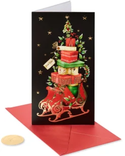 Wonderful Celebration Christmas Greeting Card