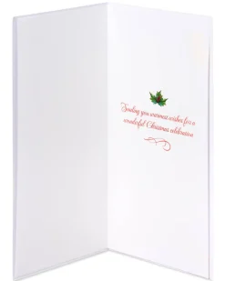 Wonderful Celebration Christmas Greeting Card