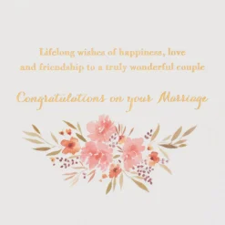 Wonderful Couple Wedding Greeting Card