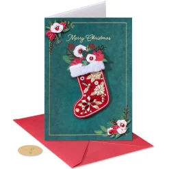 Wonderful Holiday Christmas Greeting Card