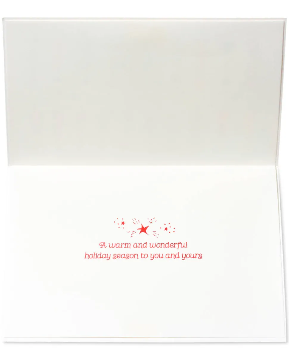 Wonderful Holiday Season Christmas Greeting Card