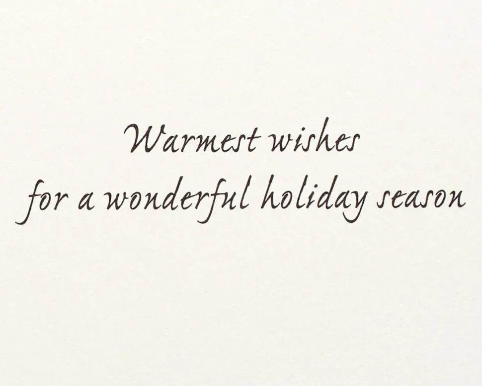 Wonderful Holiday Season Christmas Greeting Card