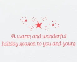 Wonderful Holiday Season Christmas Greeting Card